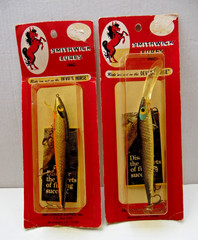 TWO NEW OLD STOCK SMITHWICK DEVILS HORSE LURES-IN PACKAGES