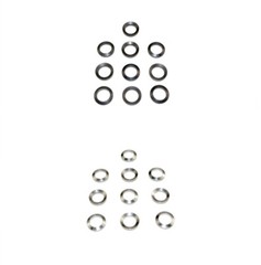 49/64″ TPI Stainless Steel & Steel Crush Washer, 10-Pack