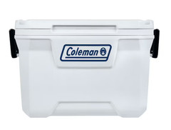 NWT Coleman Classic 52 Quart Marine Hard Cooler 80 Can Ice Chest White USA Made