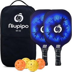 Carbon Fiber Pickleball Paddle Set of 2 USAPA Approved Tournament – MX02