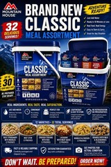 Mountain House Essential Meal Assortment Bucket 29 Servings