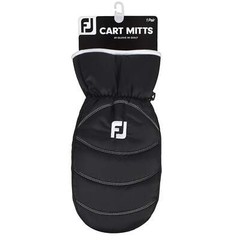New FootJoy DryJoys Cart Mitts Black One Size Fits Most Pair