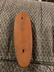 1100 870 Trap Orange Recoil Pad Vintage Remington 1960’s -70’s Super Rare