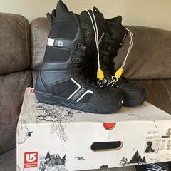 BURTON INVADER Lace Black Snowboard Boots Men’s US 10