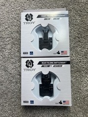 Troy Industries 3EZ11 Flip Up Folding Front & Rear Iron Sights