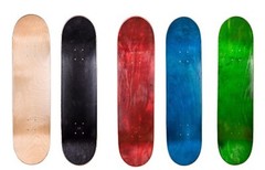 Cal 7 8.0″ Skateboard Deck Blank Maple, Black,Red,Green,Nature,Red Colors Option