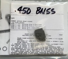 Colt Front Sight Blade Colt Single Action .450″ Blued None Serrated