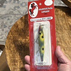 Vintage Smithwick Devils Horse Topwater F227 Frog NIP COMB SHIP