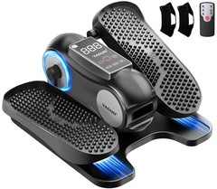 Yagud Under Desk Elliptical Machine, Leg Exerciser as Seen Black