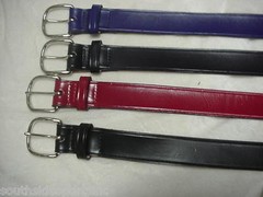 PRO LEATHER MLB BASEBALL BELT SAME AS WORN IN THE BIGS NAVY BLACK RED ROYAL NEW