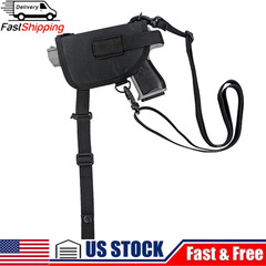 Tactical Cross Body Sling Shoulder Handgun Holster Fits Gun with Laser or Light