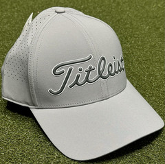 Titleist Players Tech Adjustable Golf Hat Cap OSFM Color: Gray/Charcoal/White