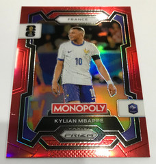 Kylian Mbappe 2026 Panini Monopoly Prizm Fifa World Cup Card Red Prizm Card #7