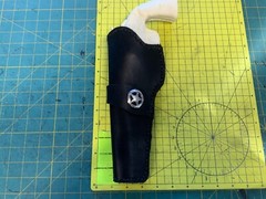 Handmade Leather LH Cross Draw Schofield Pigskin Lined Holster