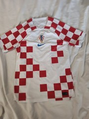 Men’s Authentic Nike Pasalic Croatia Home 2022Jersey Size S _0097
