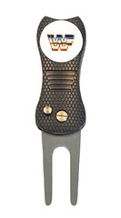 WWE/WWF World Wrestling Federation Golf Ball Marker + Switchblade Divot Tool
