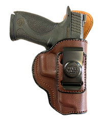 IWB Brown Full Grain Leather Holster – Smith & Wesson S&W MP9 2.0/M&P 9/M&P 40