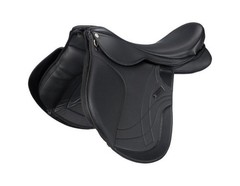 Equitare English Saddle Harmony Synthetic All Purpose Black ES335