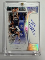 2024-25 Panini Flawless Dereck Lively II Flawless Flyers Auto /25 #FLY-DLV