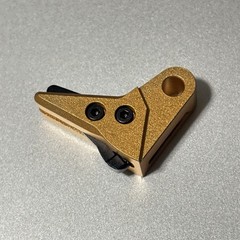 Gen 3-4 Aluminum Billet Flat Trigger Shoe Gold Black Safety Glock SJ Precision