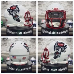 North Carolina State Wolfpack Football Helmet – Riddell Speed – “LOOK”