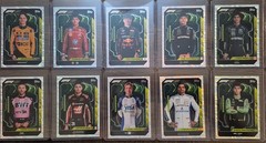 F1 Topps Turbo Attax – Complete Shakedown Set. 10 Cards Excellent Cond.