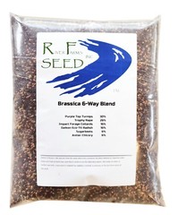 Brassica Food plot seed 6 way blend 5# 1 acre Summer/Fall Planting