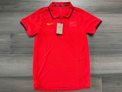 NIKE TENNIS NIKECOURT TEAM CHINA FLAG DRI-FIT SHIRT RED FD8720-673 MEDIUM-TALL