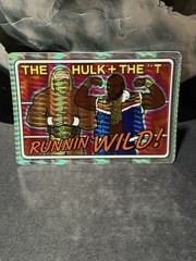 1980’s WWF Hulk Hogan Mr. T Prism Jewel Florida Pattern Vending Sticker WWE