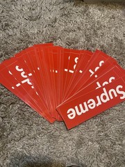 Lot Of 50 Supreme Red Box Logo Stickers Authentic New