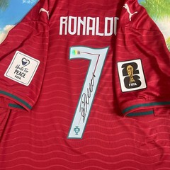 Cristiano Ronaldo Hand Signed Jersey PORTUGAL 2025/26 with COA SIZE L
