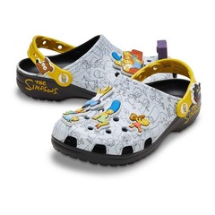 Crocs Unisex Adult The Simpsons Classic Clogs w/ Exclusive Charms Comfortable