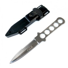 9 Inch Full Tang Serrated Dive Knife with Sheath and Leg Holster Straps