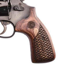 Altamont Real Wood Conversion Grips for S&W K & L Round Butt Revolvers � Alta…