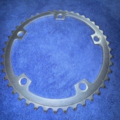 VNTG STRONGLIGHT ALY CHAINRING 144 BCD X 45T SIL FOR CAMPAGNOLO NEW WITH PKG