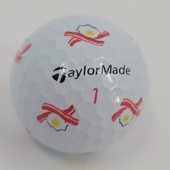 Taylormade TP5 Bacon and Eggs Breakfast Ball (1) Single Ball NEW Collectable