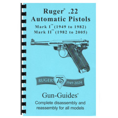Ruger Mark Pistol Manual Book Takedown Mark I & II 22 .22 Guide Gun-Guides 2024