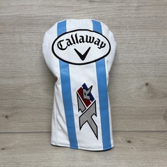 Callaway Driver Headcover Faux Leather XR Logo Blue Stripe Padded Golf