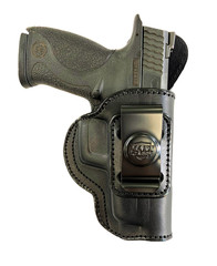 IWB Black Full Grain Leather Holster – Smith & Wesson S&W MP9 2.0/M&P 9/M&P 40