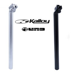 Kalloy Bike Adjst Seatpost 350mm PIK 25.0 thru 31.8mm& Black or Silver 27.2 31.6