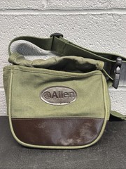 Allen Canvas & Faux Leather Green Hunting/Fishing Range Gear holder Waist Bag