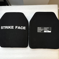 NIJ III+ Tactical Set of 2 250x300mm Al2O3+PE Black