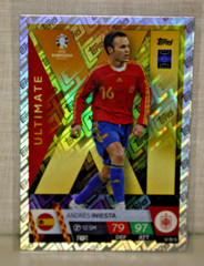 Topps Euro 24 Match Attax Andres Iniesta Ultimate XI (#UXI5)