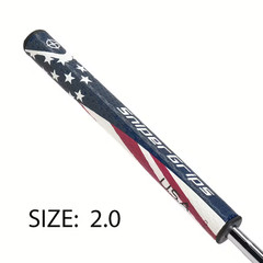 USA Red-White-Blue Flag Design Putter Grip – 3 Sizes Available Free Shipping!