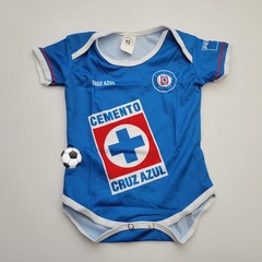 Cruz Azul baby Jersey Retro blue futbol jumpsuit bebe