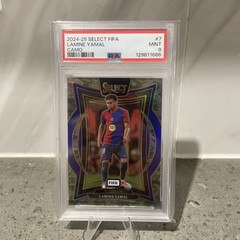 2024-25 Select FIFA Lamine Yamal Camo /135 PSA 9