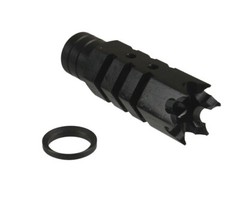 5/8X24 5/8-24 TPI Steel Shark Muzzle Brake F .308 .300 Blackout, 7,62MM,Washer
