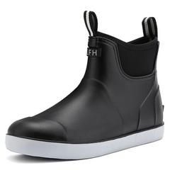 Men’s Fishing Deck Boots Waterproof Non-Slip Rubber Rain Boots Outdoor Farm Work