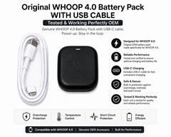 Original WHOOP 4.0 Battery Pack WITH USB CABLE ~ Tested & Working Perfectly OEM