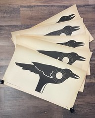 5 VTG 1950’s American Target Company Crow Targets 21”x12”